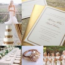 wedding photo - Simple Gold Wedding Invitations, Gold Wedding, Gold Invites, Gold Invitations, Gold Foil, Simple Wedding, Simple Invitations, Elegant