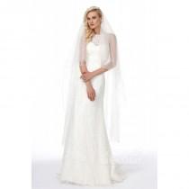 wedding photo - Sweet Sheath-Column Court Train Lace In Stock Wedding Dress - Top Designer Wedding Online-Shop