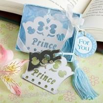 wedding photo - Princess Prince Crown Bookmark Childrens Tiara Favors HH000