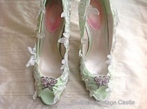 wedding photo - Wedding Shoes Shoes, Bridal Shoes, The Bride,wedding, Shies For The Bride, Bridesmaids Shoes, Shabby Chic, Marie Antoinette