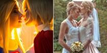 wedding photo - Two Cosplayers Got Married, But There Wasn't A Costume In Sight