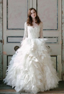 wedding photo - Princess Ruffles Wedding Gown