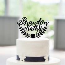 wedding photo - Wedding Cake Topper, Mr and Mrs Cake Topper With Last Name, Custom Cake Topper, Personalized Cake Topper, Wedding Decoration CT213