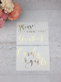 wedding photo - Wedding Sign Set - Cards and Gifts - Cards & Gifts - Guestbook Sign - Wedding Guestbook Sign - Wedding Gift Table Sign - Wedding Guestbook