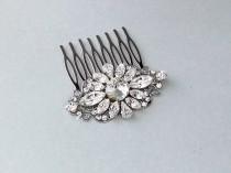 wedding photo - Wedding Hair Comb, Crystal Hair Comb, Swarovski Crystals, Gatsby Hair Comb, Vintage Style, Bridal Headpiece - ABIGAIL