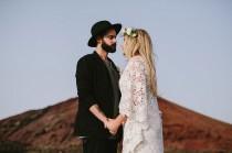 wedding photo - A Free-Spirited Elopement on the Volcanic Island of Lanzarote