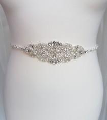 wedding photo - Thin Bridal belt, pearl belt, thin pearl belt, wedding belt, pearl bridal belt, Bridal belt, wedding dress belt, bridal trim, pearl trim