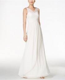 wedding photo - Adrianna Papell Ruched Embellished Gown
