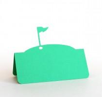 wedding photo - Golf Flag Pin Place Cards Set of 50