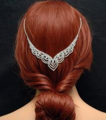 wedding photo - Hair Jewelry Prom Hair Accessories FREE SHIPPING Wedding Headpiece Bridal Hair Vine Prom Headpiece, Boho Bridal Headband, 1920s Headpiece, Halo Crown - $30.00 USD