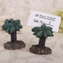 wedding photo -  Beter Gifts®  Bridal Beach Party Decor Palm Tree Place card Holder SZ018