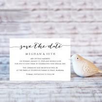 wedding photo -  Save the Date Wedding Template, Editable Wedding Template, DIY Bride, Printable Wedding Invitations and Save the Date Card Templates, #BT104 - $6.50 USD