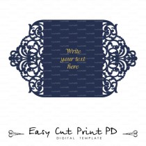 wedding photo -  Wedding invitation Stationery Pattern Card Templates SVGfiles Lace folds (svg, dxf, ai, eps, png, pdf) lasercut stencil Silhouette Cameo