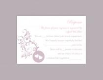 wedding photo -  DIY Wedding RSVP Template Editable Word File Instant Download Rsvp Template Printable RSVP Cards Lavender Lilac Rsvp Card Elegant Rsvp Card - $6.90 USD
