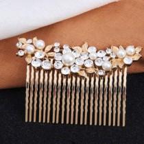 wedding photo -  Decorative Bridal Hair Accessories Gold Hairpin