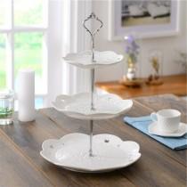 wedding photo -  Beter Gifts® Ceramic 3 Tier Cake Stand Tower Dishware BETER-HH124 #WeddingDecor #cakestand #caketower #cakedishware