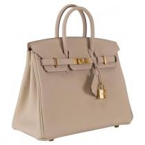 Hermes Handbag Birkin 25 Togo Craie Gold Hardware 2015 wedding photo - Hermes Handbag Birkin 25 Togo Craie Gold Hardware 2015