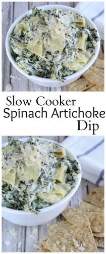 wedding photo - Slow Cooker Spinach Artichoke Dip