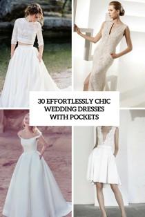 30 Effortlessly Chic Wedding Dresses With Pockets - Weddingomania wedding photo - 30 Effortlessly Chic Wedding Dresses With Pockets - Weddingomania