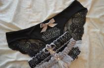 BONUS New Handmade wedding garters keepsake and toss STAR WARS wedding garter set with matching Star Wars panites The Force Awakens wedding photo - BONUS New Handmade wedding garters keepsake and toss STAR WARS wedding garter set with matching Star Wars panites The Force Awakens