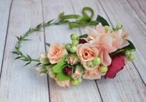 Boho flower crown Rustic flower crown Bridal head wreath Bridal flower crown Bridal headpiece Wedding head wreath Wedding headpiece Gift wedding photo - Boho flower crown Rustic flower crown Bridal head wreath Bridal flower crown Bridal headpiece Wedding head wreath Wedding headpiece Gift
