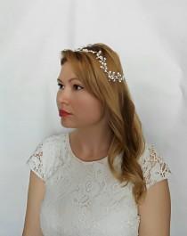 Bridal Hair Piece, Bridal Hair Flower Hair Vine, Bridal Hair Vine, Hair Accessories, Pearl Hair Vine, Wedding Hair Vine, Braut Haarschmuck wedding photo - Bridal Hair Piece, Bridal Hair Flower Hair Vine, Bridal Hair Vine, Hair Accessories, Pearl Hair Vine, Wedding Hair Vine, Braut Haarschmuck
