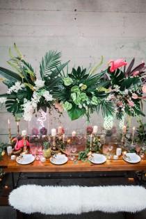 Stylish Tropical Wedding Inspiration In The Pacific Northwest wedding photo - Stylish Tropical Wedding Inspiration In The Pacific Northwest