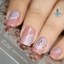 Enchanted - DP01 Nail Stamping Plate wedding photo - Enchanted - DP01 Nail Stamping Plate