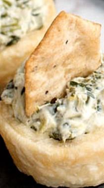 wedding photo - Mini Spinach Dip Tartlets