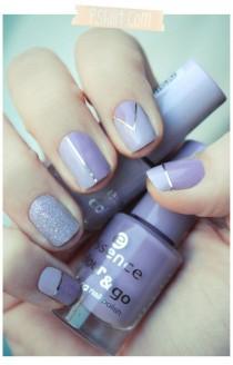 55 Gorgeous Metallic Nail Art Designs wedding photo - 55 Gorgeous Metallic Nail Art Designs