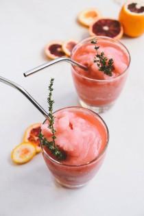 Frozen Blood Orange Negroni wedding photo - Frozen Blood Orange Negroni