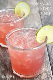 Blackberry Limeade Punch wedding photo - Blackberry Limeade Punch
