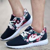 Breathable Men Shoes Print Flowers wedding photo - Breathable Men Shoes Print Flowers