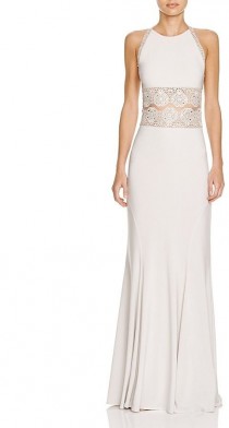 Bloomingdale's - Mignon Boho Illusion Lace Detail Gown wedding photo - Bloomingdale's - Mignon Boho Illusion Lace Detail Gown