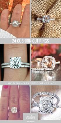 24 Brilliant Cushion Cut Engagement Rings wedding photo - 24 Brilliant Cushion Cut Engagement Rings