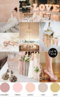 Rose Blush Gold Wedding Theme & Mismatched Bridesmaid Dresses wedding photo - Rose Blush Gold Wedding Theme & Mismatched Bridesmaid Dresses