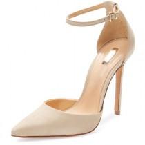 Schutz Women's Irma Ankle-Wrap Pump - White - Size 9 wedding photo - Schutz Women's Irma Ankle-Wrap Pump - White - Size 9
