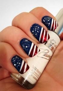 4th Of July Nails wedding photo - 4th Of July Nails