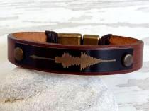 Name Bracelet ,Men's Personalized Bracelet,Men's Leather Bracelet, Graduation Gift for Him,Valentines Gift , Personal Gift wedding photo - Name Bracelet ,Men's Personalized Bracelet,Men's Leather Bracelet, Graduation Gift for Him,Valentines Gift , Personal Gift