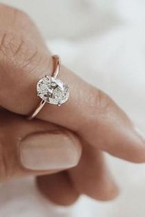 Your Heart Will Melt When You See These 24 Oval Engagement Rings wedding photo - Your Heart Will Melt When You See These 24 Oval Engagement Rings