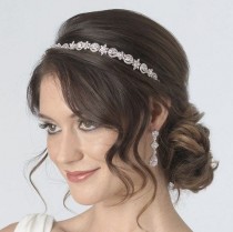 Antique Silver Bridal Headband, Art Deco Bridal Headband, Jeweled Wedding Headband, Vintage Rhinestone Headband, Vintage Headband ~TI-3158 wedding photo - Antique Silver Bridal Headband, Art Deco Bridal Headband, Jeweled Wedding Headband, Vintage Rhinestone Headband, Vintage Headband ~TI-3158