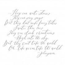 Words To Love By No. 95 :: We Don't Need Calligraphy To Write A Fancy Story... wedding photo - Words To Love By No. 95 :: We Don't Need Calligraphy To Write A Fancy Story...