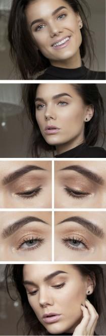 How To Chic: GOLD SEQUIN EYESHADOW MAKE UP BY LINDA HALLBERG wedding photo - How To Chic: GOLD SEQUIN EYESHADOW MAKE UP BY LINDA HALLBERG