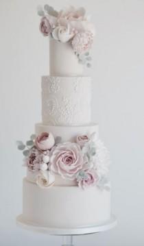 wedding photo - Wedding Cake Inspiration - Cotton & Crumbs