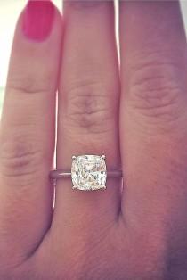 24 Brilliant Cushion Cut Engagement Rings wedding photo - 24 Brilliant Cushion Cut Engagement Rings