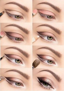 Soft Pink Cut Crease Smokey Eye wedding photo - Soft Pink Cut Crease Smokey Eye