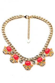 Pink Pendant Necklace - OASAP.com wedding photo - Pink Pendant Necklace - OASAP.com