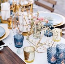 The Knot On Instagram: “These Geometric Centerpieces Are PERFECT For A Glam, Modern Affair! #theknot : @tashabradyphoto wedding photo - The Knot On Instagram: “These Geometric Centerpieces Are PERFECT For A Glam, Modern Affair! #theknot : @tashabradyphoto