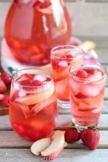 Peach Rosé Sangria wedding photo - Peach Rosé Sangria