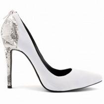 Classic Pointed High Heels Patchwork Shallow Shoes wedding photo - Classic Pointed High Heels Patchwork Shallow Shoes